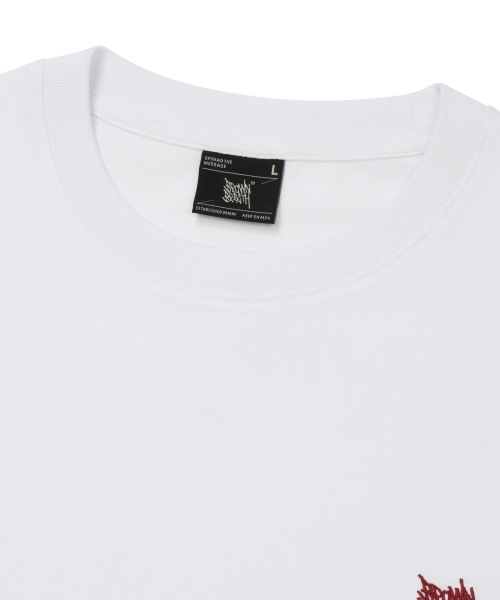 BROWNBREATH(ブラウンブレス)の「TAG PALM CIRCUIT TEE - WHITE(Tシャツ/カットソー・レディース・その他・SMALL/MEDIUM/LARGE/X-LARGE)」の3枚目の写真