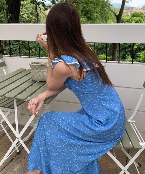 FAVORITO(ファヴォリート)の「フリルワンピース(ワンピース・レディース・グリーン/ブルー・F)」の12枚目の写真