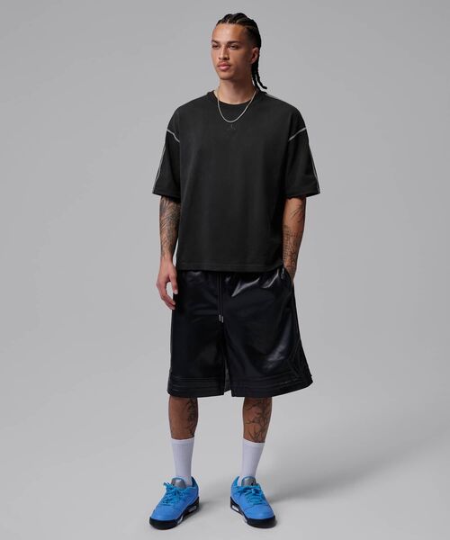 JORDAN BRAND（ジョーダンブランド）の「ジョーダン フライト メンズ ヘビーウェイト ショートスリーブ トップス / Jordan Flight Men's Heavyweight Short-Sleeve Top IF1911-010 Black（Tシャツ/カットソー・メンズ・ブラック・XL/S/M/L/2XL）」の4枚目の写真