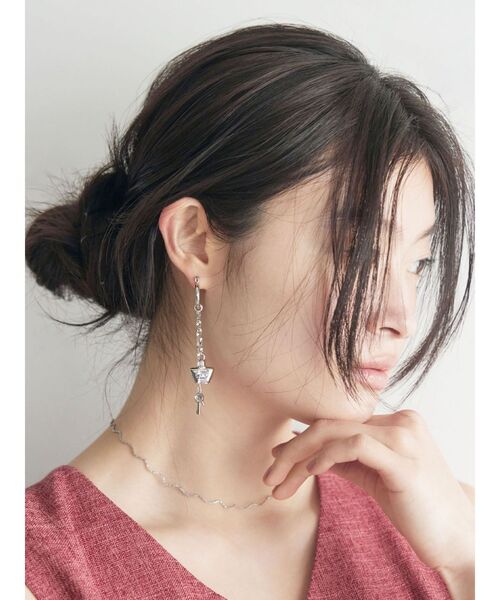 LAGUNAMOON（ラグナムーン）の「フロントZIPミックスカラーワンピース 【夏服】（ワンピース・レディース・レッド/ブラック/ベージュ/グリーン・SMALL/MEDIUM）」の12枚目の写真