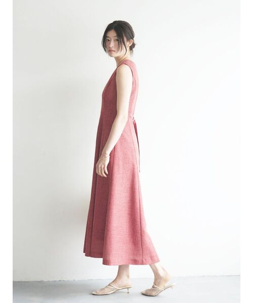 LAGUNAMOON（ラグナムーン）の「フロントZIPミックスカラーワンピース 【夏服】（ワンピース・レディース・レッド/ブラック/ベージュ/グリーン・SMALL/MEDIUM）」の14枚目の写真