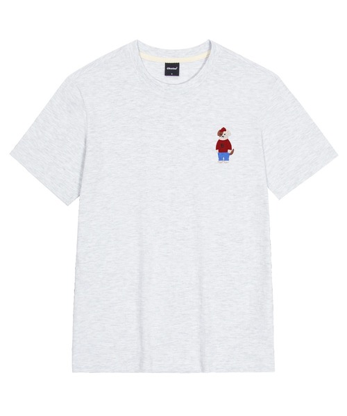 OKSTAR(オクスター)の「ミニミー強烈なブロドック刺繍半袖(Tシャツ/カットソー・レディース・ホワイト/ブラック/グレー/ダークグリーン/ネイビー/クリーム/ダークブルー/ライトグレー/ライトベージュ/ダークグレー/カーキ・SMALL/MEDIUM/LARGE/X-LARGE/2XL/3XL/4XL)」の3枚目の写真