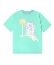 コージーキッチン グラフィック半袖Tシャツ AS1315 (ミント)