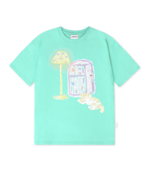 ambler(エムブラー)の「コージーキッチン グラフィック半袖Tシャツ AS1315 (ミント)(Tシャツ/カットソー・レディース・その他・LARGE/MEDIUM/SMALL)」の1枚目の写真