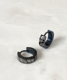 KISHOKACHI 希少価値 サイドデザインステンレスクリッカーピアス