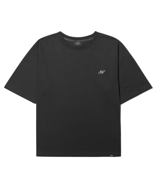 PEID(ペイド)の「PDシグネチャーロゴロールアップクロップ半袖Tシャツチャコール(Tシャツ/カットソー・メンズ・チャコール・1/2/3)」の8枚目の写真