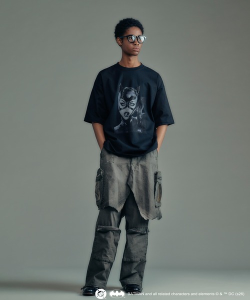 ADAM PATEK（アダムパテック）の「ADAMPATEK/アダムパテック/CAT WOMAN short sleeve Tee（Tシャツ/カットソー・レディース・ブラック・1）」の3枚目の写真