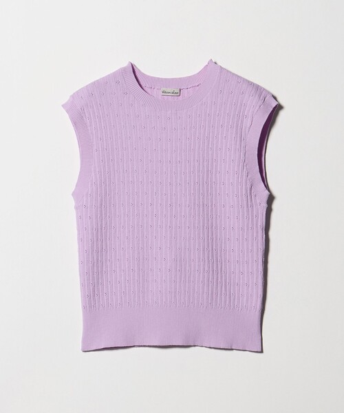Steven Alan(スティーブンアラン)の「<Steven Alan>アイレット リブ ベスト(ベスト・レディース・グレー系/ピンク・FREE)」の9枚目の写真