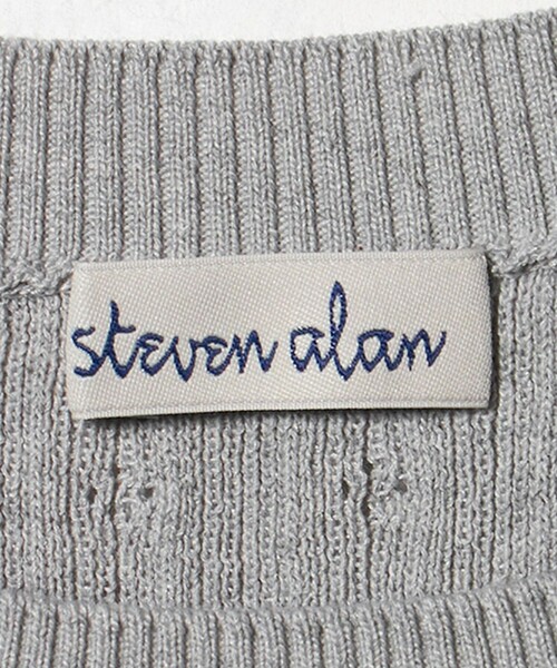 Steven Alan(スティーブンアラン)の「<Steven Alan>アイレット リブ ベスト(ベスト・レディース・グレー系/ピンク・FREE)」の17枚目の写真