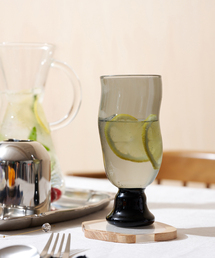 journal standard Furniture （ジャーナルスタンダードファニチャー）の「WAVY GOBLET GLASS GY　ゴブレット グラス（食器）」
