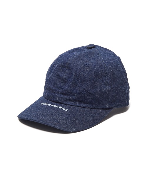 uniform experiment（ユニフォームエクスペリメント）の「NEP DENIM CAP（キャップ・メンズ・ブラック/インディゴブルー/ホワイト・FREE）」の3枚目の写真