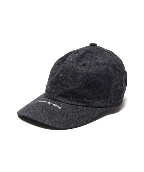 uniform experiment（ユニフォームエクスペリメント）の「NEP DENIM CAP（キャップ・メンズ・ブラック/インディゴブルー/ホワイト・FREE）」の2枚目の写真