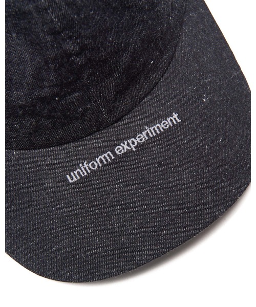 uniform experiment（ユニフォームエクスペリメント）の「NEP DENIM CAP（キャップ・メンズ・ブラック/インディゴブルー/ホワイト・FREE）」の7枚目の写真