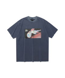 GHOST ANGELS SCENE PIGMENT BIGBIG TEE_NAVY(NG2FMFT592A)