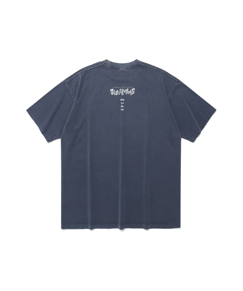 NICE GHOST CLUB(ナイスゴーストクラブ)の「GHOST ANGELS SCENE PIGMENT BIGBIG TEE_NAVY(NG2FMFT592A)(Tシャツ/カットソー・レディース・ネイビー・SMALL/MEDIUM)」の2枚目の写真