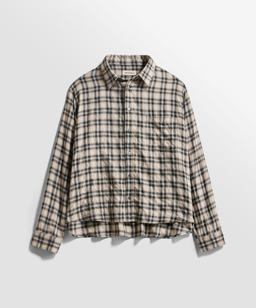 WISM(ウィズム)の「BARE KNUCKLES / ベアナックルズ Eddie L/S Shirt(シャツ/ブラウス・メンズ・ブルー/ブラック・MEDIUM/LARGE)」の1枚目の写真