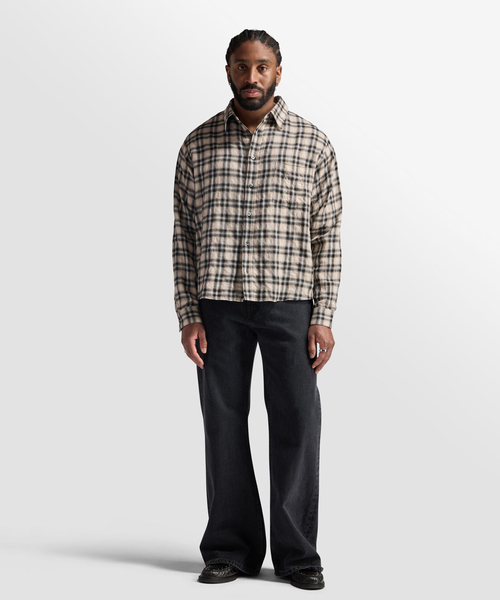 WISM(ウィズム)の「BARE KNUCKLES / ベアナックルズ Eddie L/S Shirt(シャツ/ブラウス・メンズ・ブルー/ブラック・MEDIUM/LARGE)」の3枚目の写真