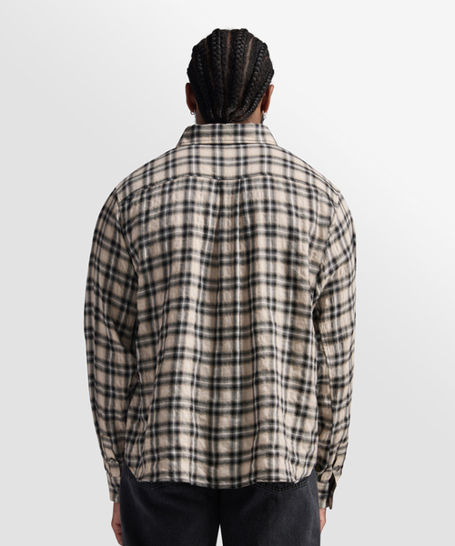 WISM(ウィズム)の「BARE KNUCKLES / ベアナックルズ Eddie L/S Shirt(シャツ/ブラウス・メンズ・ブルー/ブラック・MEDIUM/LARGE)」の6枚目の写真