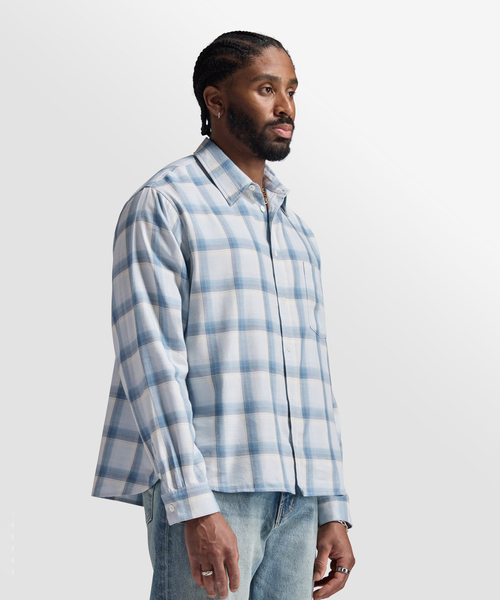 WISM(ウィズム)の「BARE KNUCKLES / ベアナックルズ Eddie L/S Shirt(シャツ/ブラウス・メンズ・ブルー/ブラック・MEDIUM/LARGE)」の9枚目の写真