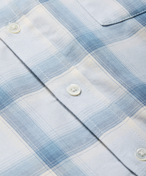 WISM(ウィズム)の「BARE KNUCKLES / ベアナックルズ Eddie L/S Shirt(シャツ/ブラウス・メンズ・ブルー/ブラック・MEDIUM/LARGE)」の12枚目の写真