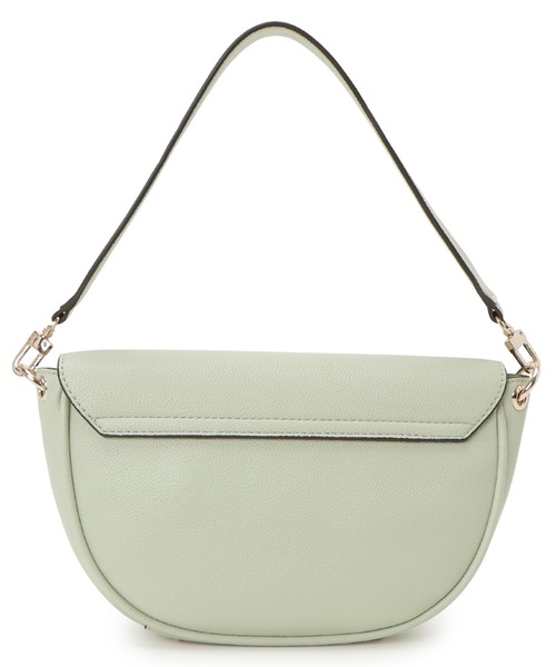 Guess(ゲス)の「CAMELIA Flap Shoulder Bag ショルダーバッグ ハンドバッグ(ショルダーバッグ・レディース・ブラック/ライトグリーン・ONE SIZE)」の4枚目の写真