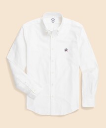 BROOKS BROTHERS | 【アメリカ建国250th記念】オックスフォード 星条旗GFロゴ ポロカラーシャツ Regular Fit(シャツ/ブラウス)
