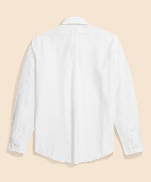 BROOKS BROTHERS(ブルックスブラザーズ)の「【アメリカ建国250th記念】オックスフォード 星条旗GFロゴ ポロカラーシャツ Regular Fit(シャツ/ブラウス・メンズ・ホワイト・SMALL/MEDIUM/LARGE)」の5枚目の写真