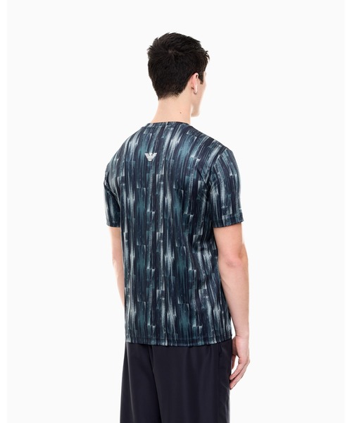 EMPORIO ARMANI EA7(エンポリオアルマーニイーエーセブン)の「【エンポリオ アルマーニ EA7】レギュラーフィット Tシャツ Tennis Pro(Tシャツ/カットソー・メンズ・ネイビー系・LARGE/SMALL/MEDIUM/X-LARGE/X-SMALL)」の4枚目の写真