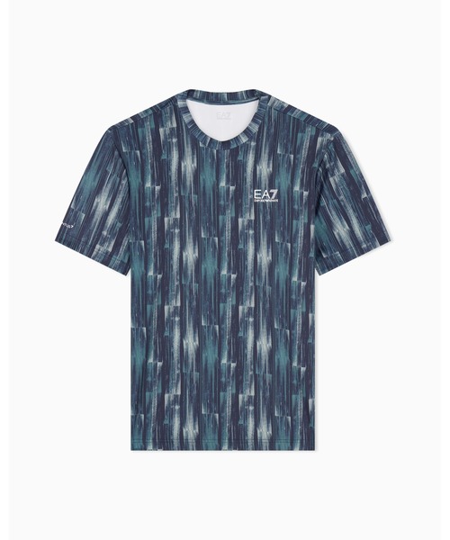 EMPORIO ARMANI EA7(エンポリオアルマーニイーエーセブン)の「【エンポリオ アルマーニ EA7】レギュラーフィット Tシャツ Tennis Pro(Tシャツ/カットソー・メンズ・ネイビー系・LARGE/SMALL/MEDIUM/X-LARGE/X-SMALL)」の2枚目の写真