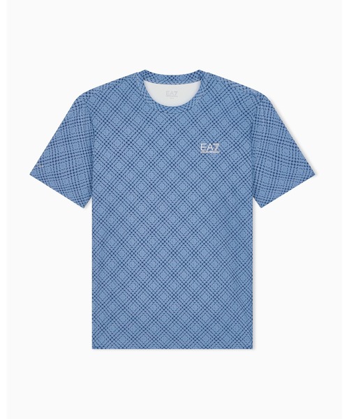 EMPORIO ARMANI EA7(エンポリオアルマーニイーエーセブン)の「【エンポリオ アルマーニ EA7】レギュラーフィット Tシャツ Tennis Pro(Tシャツ/カットソー・メンズ・ネイビー系・LARGE/SMALL/MEDIUM/X-LARGE/X-SMALL)」の6枚目の写真