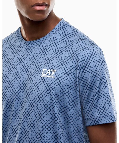 EMPORIO ARMANI EA7(エンポリオアルマーニイーエーセブン)の「【エンポリオ アルマーニ EA7】レギュラーフィット Tシャツ Tennis Pro(Tシャツ/カットソー・メンズ・ネイビー系・LARGE/SMALL/MEDIUM/X-LARGE/X-SMALL)」の8枚目の写真