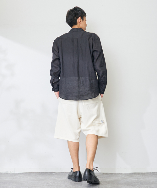 B.C STOCK(ベーセーストック)の「ハイツイストリブダブルニーショーツ(その他パンツ・メンズ・ベージュ/ブラック/ホワイト/サックスブルー・MEDIUM/LARGE)」の15枚目の写真