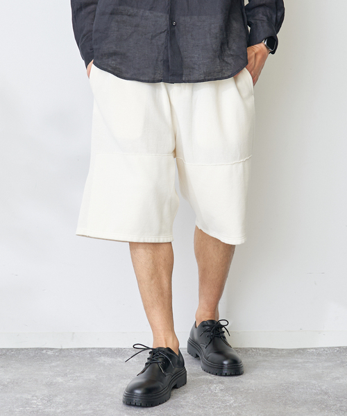 B.C STOCK(ベーセーストック)の「ハイツイストリブダブルニーショーツ(その他パンツ・メンズ・ベージュ/ブラック/ホワイト/サックスブルー・MEDIUM/LARGE)」の16枚目の写真