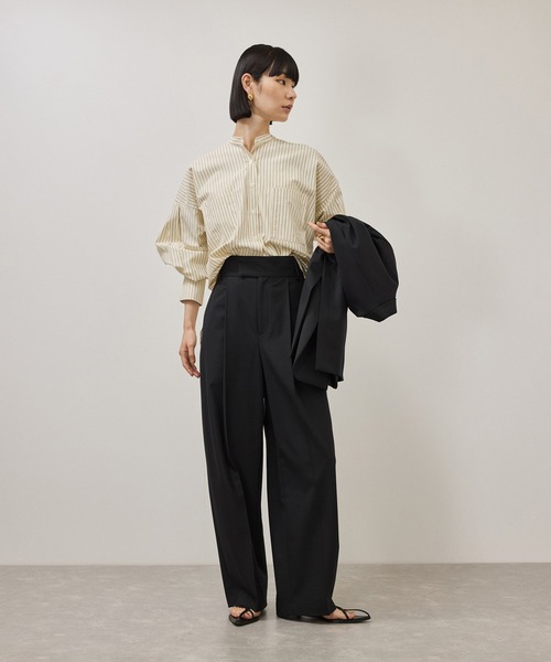ADAM ET ROPE'(アダムエロペ)の「【定番】・【一部サイト限定】TCブロードバンドカラーシャツ(シャツ/ブラウス・レディース・ブラウン系その他/ブルー系その他6/ピンク/ベージュ系その他2/ホワイト系その他5・FREE)」の10枚目の写真