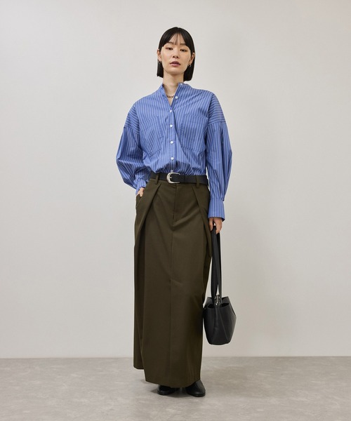 ADAM ET ROPE'(アダムエロペ)の「【定番】・【一部サイト限定】TCブロードバンドカラーシャツ(シャツ/ブラウス・レディース・ブラウン系その他/ブルー系その他6/ピンク/ベージュ系その他2/ホワイト系その他5・FREE)」の11枚目の写真