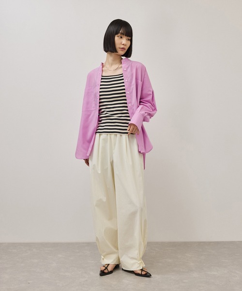 ADAM ET ROPE'(アダムエロペ)の「【定番】・【一部サイト限定】TCブロードバンドカラーシャツ(シャツ/ブラウス・レディース・ブラウン系その他/ブルー系その他6/ピンク/ベージュ系その他2/ホワイト系その他5・FREE)」の15枚目の写真