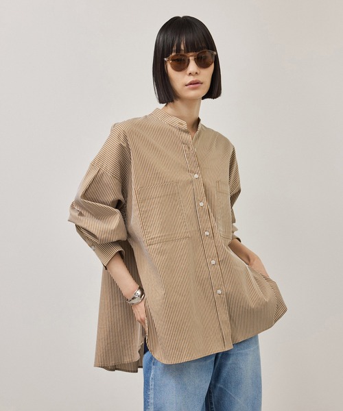 ADAM ET ROPE'(アダムエロペ)の「【定番】・【一部サイト限定】TCブロードバンドカラーシャツ(シャツ/ブラウス・レディース・ブラウン系その他/ブルー系その他6/ピンク/ベージュ系その他2/ホワイト系その他5・FREE)」の17枚目の写真