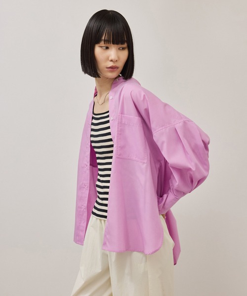 ADAM ET ROPE'(アダムエロペ)の「【定番】・【一部サイト限定】TCブロードバンドカラーシャツ(シャツ/ブラウス・レディース・ブラウン系その他/ブルー系その他6/ピンク/ベージュ系その他2/ホワイト系その他5・FREE)」の19枚目の写真