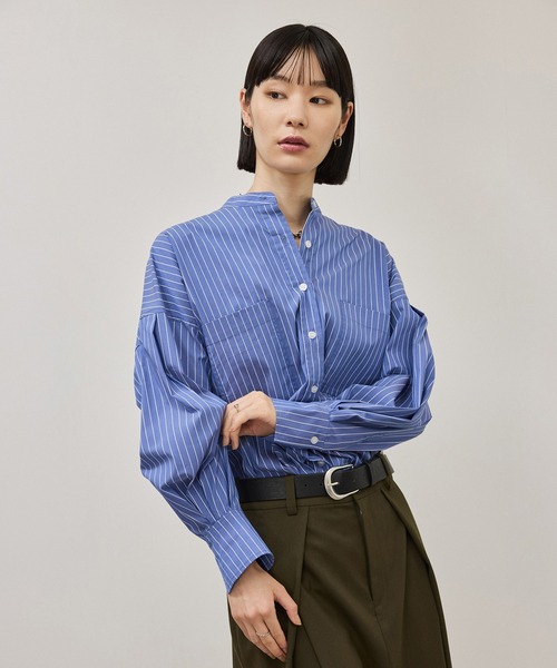 ADAM ET ROPE'(アダムエロペ)の「【定番】・【一部サイト限定】TCブロードバンドカラーシャツ(シャツ/ブラウス・レディース・ブラウン系その他/ブルー系その他6/ピンク/ベージュ系その他2/ホワイト系その他5・FREE)」の22枚目の写真