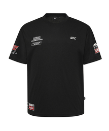 UFC SPON PRO リラックスフィット半袖Tシャツ ブラック U4TTX2306BK