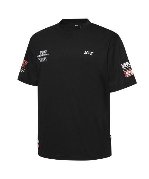 UFC SPORT(ユーエフシー スポーツ)の「UFC SPON PRO リラックスフィット半袖Tシャツ ブラック U4TTX2306BK(Tシャツ/カットソー・メンズ・その他・2XL/LARGE/X-LARGE/MEDIUM/SMALL/3XL)」の3枚目の写真