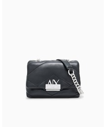 A|X アルマーニ エクスチェンジ】スクエアロゴバックル ショルダー