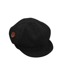 MIRECO（ミレコ）の「SIDE BUTTON HAT BLACK（ハンチング/ベレー帽）」