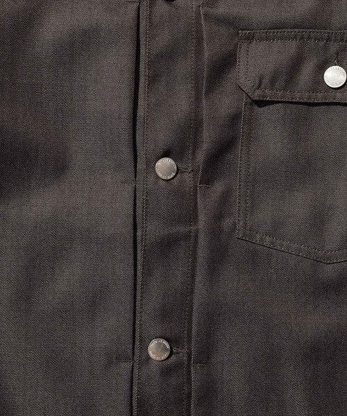 ADAM ET ROPE'(アダムエロペ)の「NIKKE デニムトラックジャケット / ADAM ET ROPE' JEANS(デニムジャケット・メンズ・ネイビー/ダークブラウン/ブラック系その他2・L/M/S)」の13枚目の写真