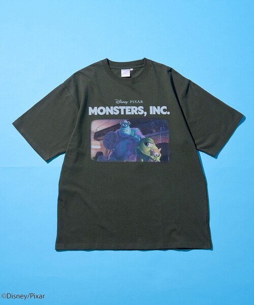 coen(コーエン)の「モンスターズ・インク/デザインプリントTシャツ(Tシャツ/カットソー・メンズ・ブラック/ライトブルー/ホワイト・S/XL/L/M)」の2枚目の写真