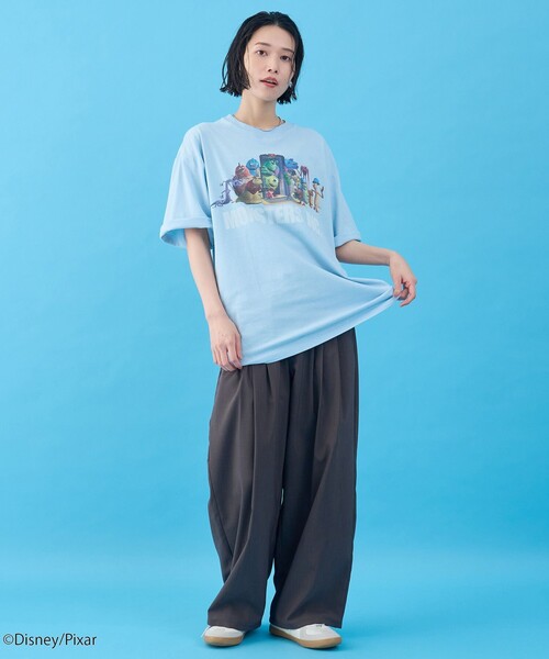coen(コーエン)の「モンスターズ・インク/デザインプリントTシャツ(Tシャツ/カットソー・メンズ・ブラック/ライトブルー/ホワイト・S/XL/L/M)」の15枚目の写真