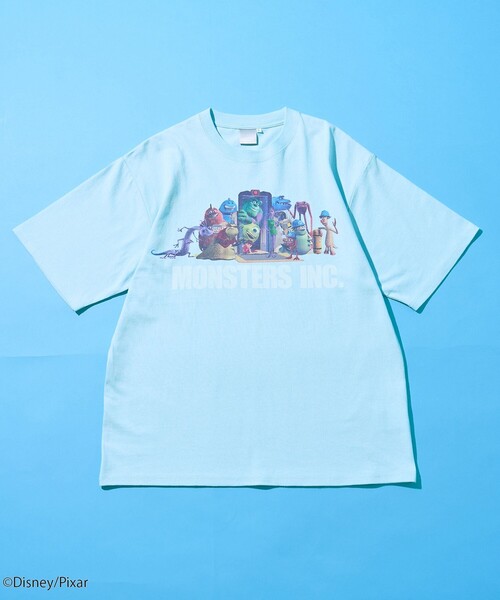 coen(コーエン)の「モンスターズ・インク/デザインプリントTシャツ(Tシャツ/カットソー・メンズ・ブラック/ライトブルー/ホワイト・S/XL/L/M)」の10枚目の写真