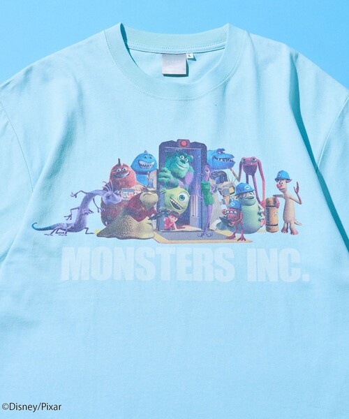 coen(コーエン)の「モンスターズ・インク/デザインプリントTシャツ(Tシャツ/カットソー・メンズ・ブラック/ライトブルー/ホワイト・S/XL/L/M)」の12枚目の写真
