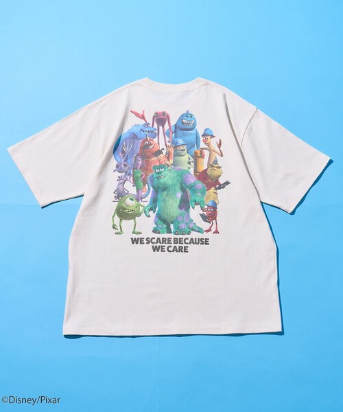 coen(コーエン)の「モンスターズ・インク/デザインプリントTシャツ(Tシャツ/カットソー・メンズ・ブラック/ライトブルー/ホワイト・S/XL/L/M)」の14枚目の写真