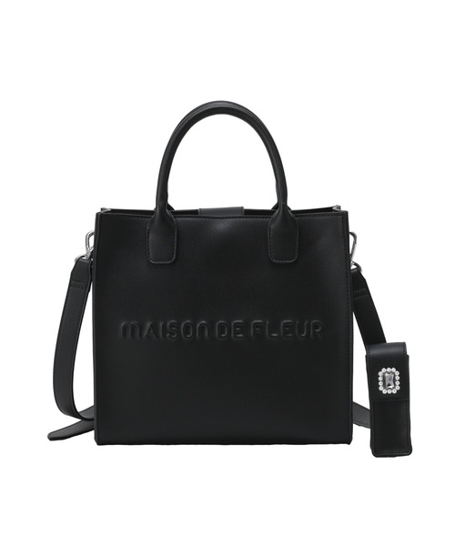 Maison de FLEUR(メゾンドフルール)の「マルチケース付き2Wayショルダーバッグ(ショルダーバッグ・レディース・ブラック/ライトピンク/ボルドー・FREE)」の22枚目の写真